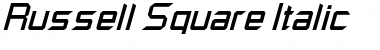 Download Russell Square Italic Font