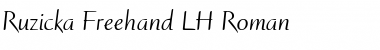 Download Ruzicka Freehand LH Font