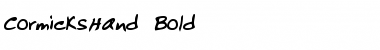 Download CormicksHand Font