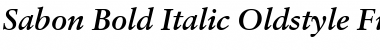 Download Sabon RomanOsF Bold Italic Font