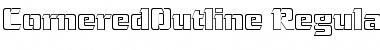 Download CorneredOutline Font