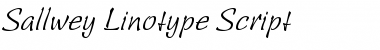Download Sallwey Linotype Script Font