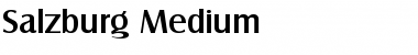 Download Salzburg-Medium Regular Font