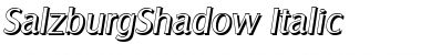 Download SalzburgShadow Italic Font