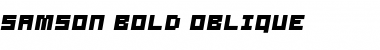 Download Samson Bold Oblique Regular Font