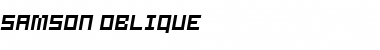 Download Samson Oblique Regular Font