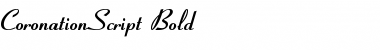 Download CoronationScript Font