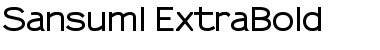 Download Sansumi-ExtraBold Font