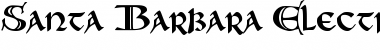 Download Santa Barbara Electric Regular Font