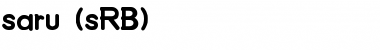 Download saru (sRB) Font Download saru (sRB) Font