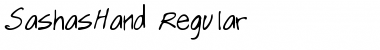 Download SashasHand Font Download SashasHand Font
