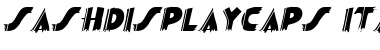 Download SashDisplayCaps Font