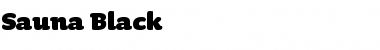 Download Sauna-Black Font Download Sauna-Black Font