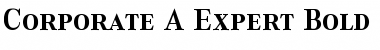 Download Corporate A Expert BQ Font