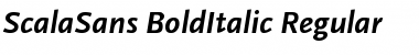 Download ScalaSans-BoldItalic Regular Font