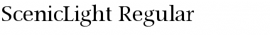 Download ScenicLight Regular Font