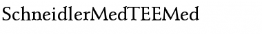 Download SchneidlerMedTEEMed Font