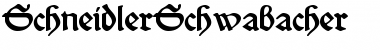 Download SchneidlerSchwabacher Regular Font