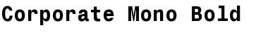 Corporate Mono Font