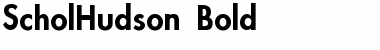 Download ScholHudson Bold Font