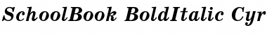 Download SchoolBook BoldItalic Cyrillic Font
