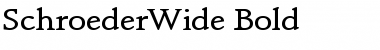 Download SchroederWide Bold Font
