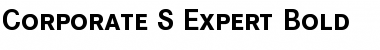 Download Corporate S Expert BQ Font