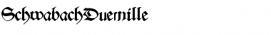 Download SchwabachDuemille Regular Font