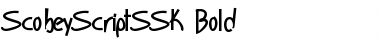 Download ScobeyScriptSSK Bold Font
