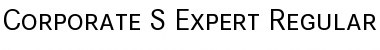 Download Corporate S Expert BQ Font