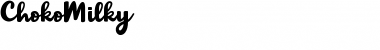 Download Choko Milky Font