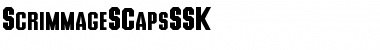 Download ScrimmageSCapsSSK Regular Font