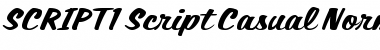 Download SCRIPT1 Script Casual Normal Font