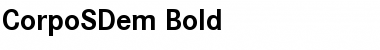 Download CorpoSDem Font