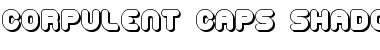 Download Corpulent Caps Shadow BRK Font