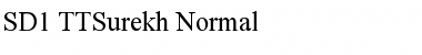 Download SD1-TTSurekh Normal Font