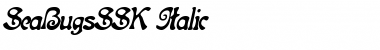 Download SeaBugsSSK Italic Font