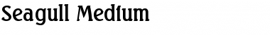 Download Seagull-Medium Regular Font