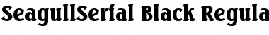 Download SeagullSerial-Black Regular Font