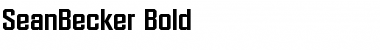 Download SeanBecker Bold Font