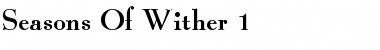 Download Seasons Of Wither 1 Regular Font