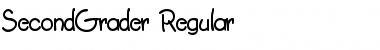 Download SecondGrader Regular Font