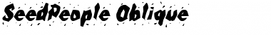 Download SeedPeople Oblique Font