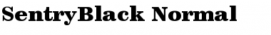 Download SentryBlack Normal Font