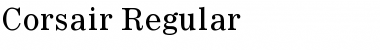 Download Corsair Font