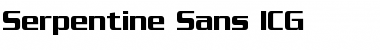Download Serpentine Sans ICG Regular Font