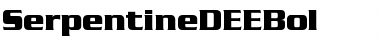 Download SerpentineDEEBol Regular Font