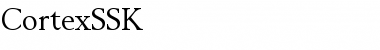 Download CortexSSK Font
