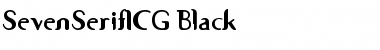 Download SevenSerifICG Black Font