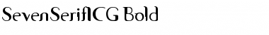 Download SevenSerifICG Bold Font